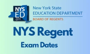 NYS Regent Exam Dates